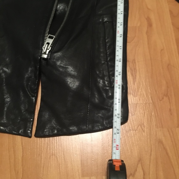 All Saints Arlo Leather Jacket US 0 - Picture 8 of 12